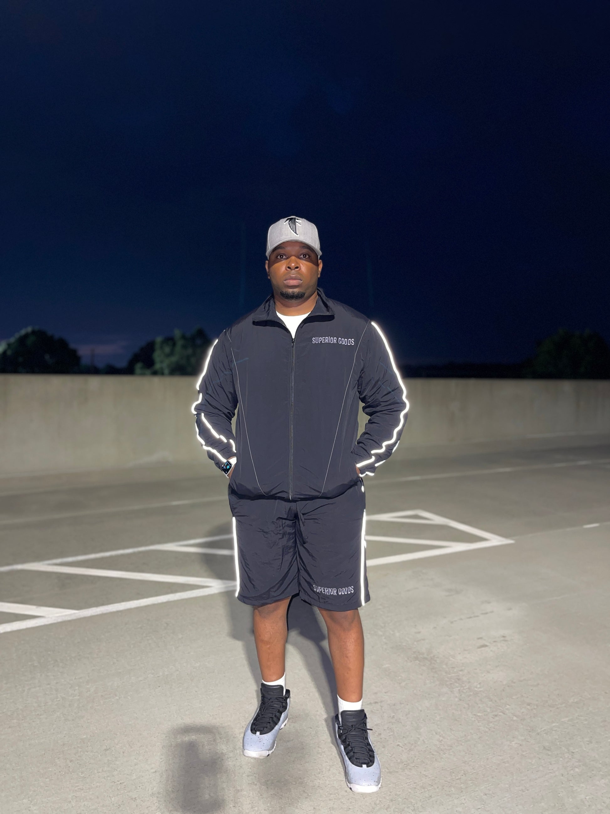 Overachievers “Black” Windbreaker Set