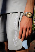 Gray “Superior Overachievers” Shorts