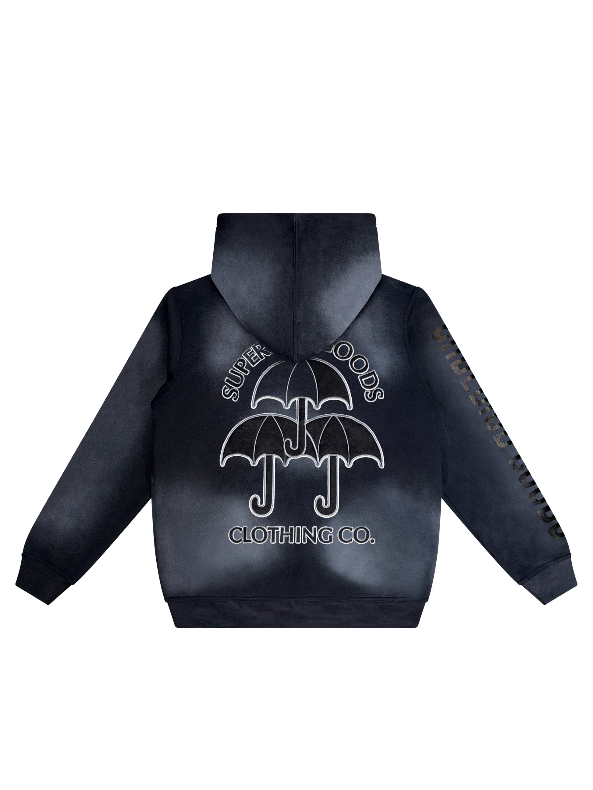 Black Premium Sun-Fade Sweatsuit