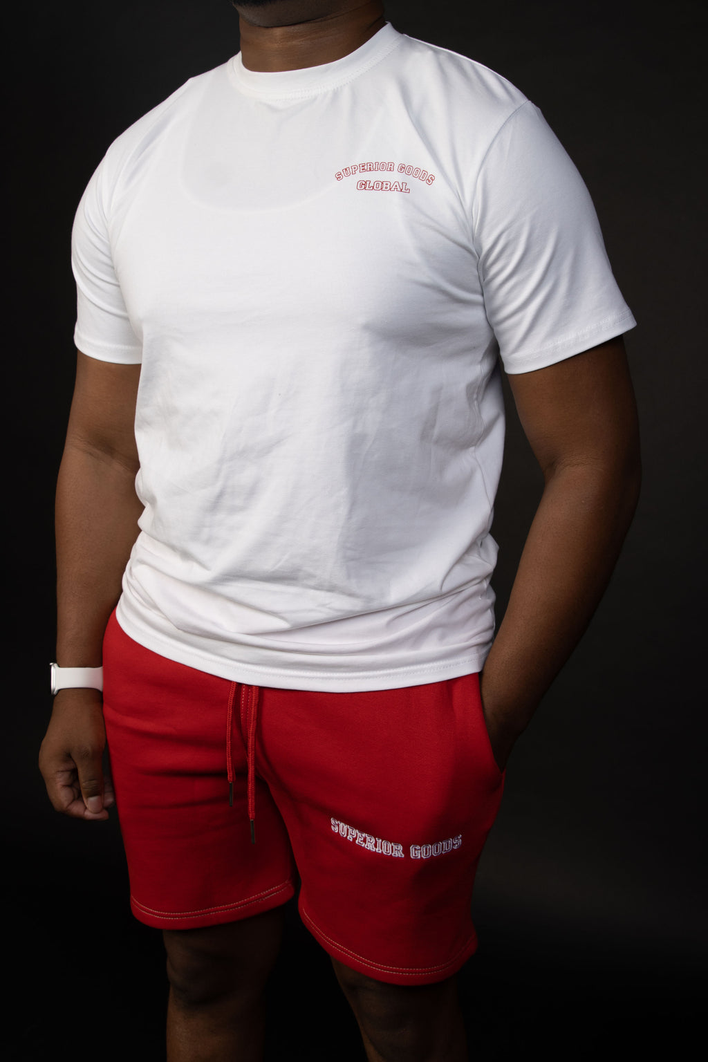 Lux “Red” Cotton Shorts